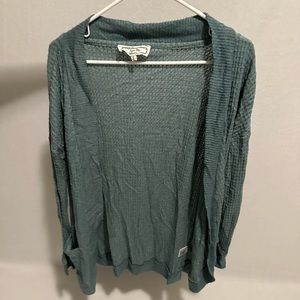 Green cardigan